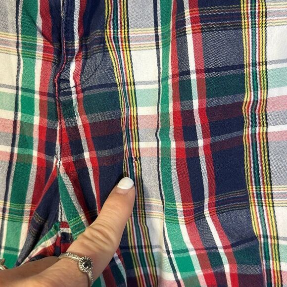 Vintage Polo Ralph Lauren Tyler Mens Chino Shorts  Size 34 Plaid - Picture 3 of 7